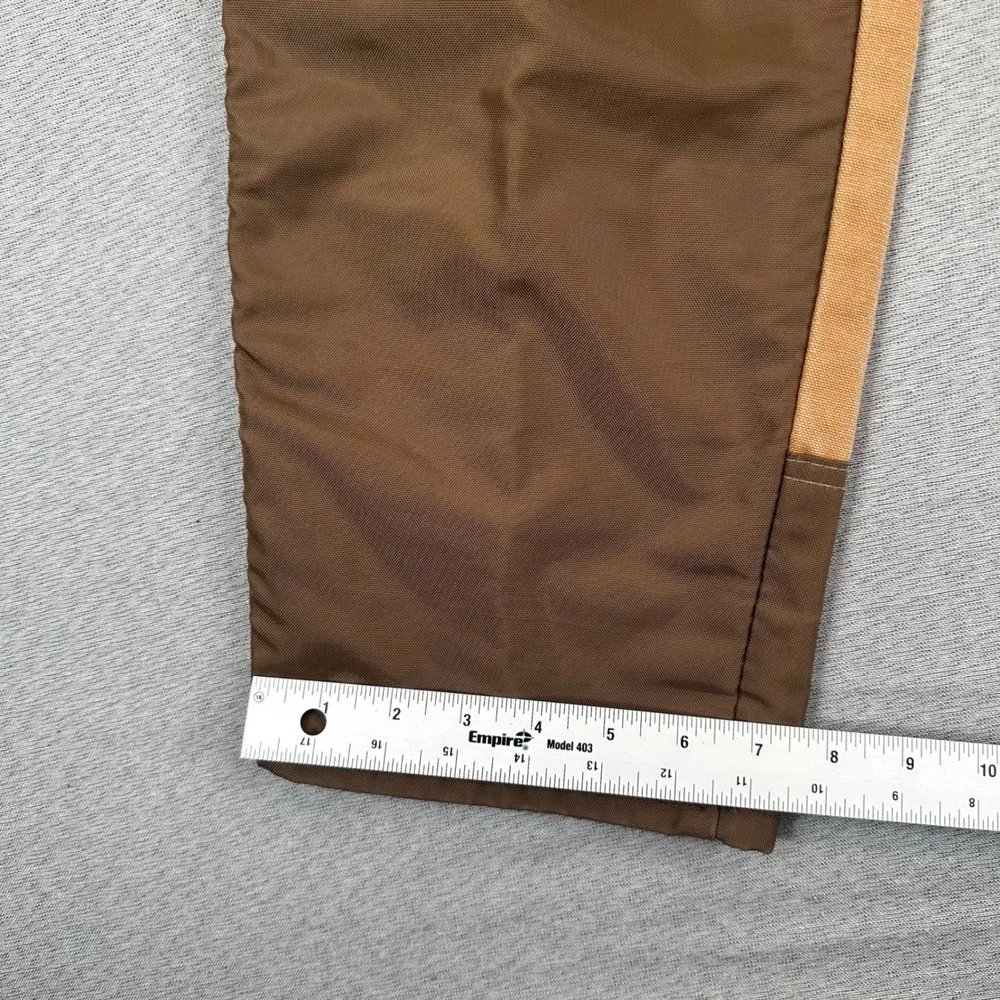 VTG Walls Hunting Pants Mens 32x30 (Fits 28x30) Tan Canvas Nylon Brush Guard USA